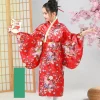 peignoir kimono japonais pour enfants, robe florale de style japonais, sakura yukata, costume traditionnel de spectacles haori, élégance comme