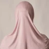 hijab femme musulman ramadan abaya femme islam foulard musulmane pour femme bonnet soie de medine robe hijab noire en jersey pour femmes musulmanes, hijab islamique, écharpe, turban, portefeuille de tête instantané