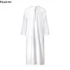 Abaya – Robe islamique pour hommes, robes musulmans, Djellaba, chemises simples à appliques, à la mode, arabe, vêtements ethniques, cadeau, 2026