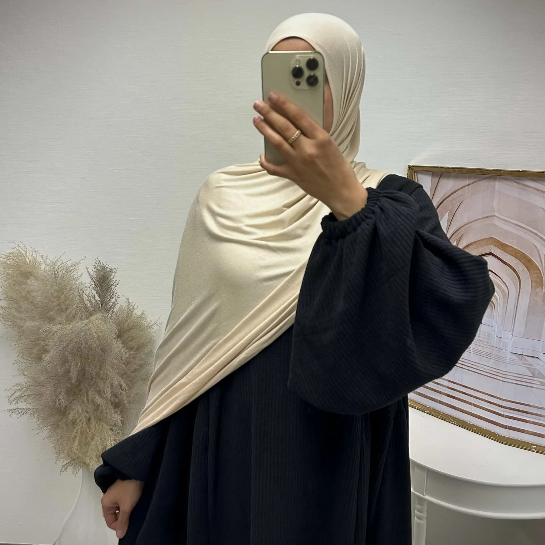 robe musulmane décontractée à grande balançoire, robes simples à manches longues pour dames, abayas du moyen orient, caftan islamique de dubaï et de turquie