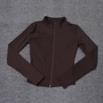 Veste de Sport pour femmes, chemise à manches longues, manteau d&rsquo;entraînement, vêtements d&rsquo;entraînement, de Yoga