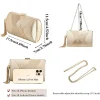 pochette de soirée pour femmes, pochette de soirée à pompon, sac à bandoulière pour soirée de mariage, sac à main de fête