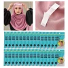 Femmes musulmanes Hijab essentiels 36 pièces ruban Invisible Double face imperméable antidérapant écharpe adhésif Portable Ultra mince