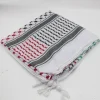 nouveau foulard arabe turban en coton écharpe carrée brodée