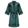 nouveau peignoir en satin vert femmes se marier mariée poule fête sœurs sqaud mère mariage robes de demoiselle d'honneur