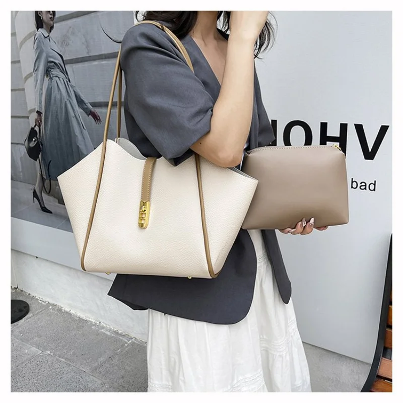 Sac à bandoulière en cuir élégant pour femmes de marque de luxe, sac à main à bandoulière classique de célèbre styliste, populaire