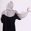 Écharpe hijab en satin pour femme, châle brcorporelle, Étoles brillantes, solide, document uni, premium, injfeeling, wraps, luxe