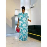 Abayas pour femmes dubaï africain musulman Robe de mode Caftan Marocain robes de soirée Satin Boubou Robe Djellaba Femme 2025