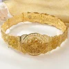 Ceinture de mariée en or, fleur creuse sculptée en métal plaqué or, Style marocain, robe de mariée, chaîne de taille, bijoux cadeau