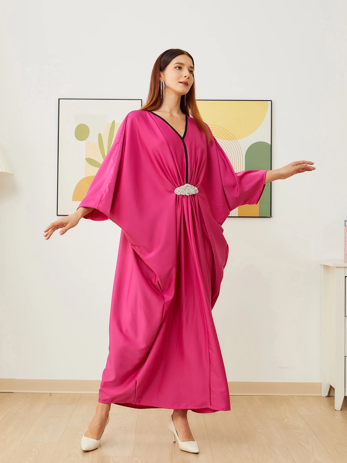 devchata robe musulmane longue et élégante pour femmes, abaya arabe de dubaï, tenue de fête, pour ramadan, vêtements islamiques