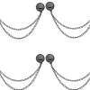 clips magnétiques 4 pièces, clips à boutons magnétiques multifonctions, épingles à vêtements magnétiques sans broche, accessoires pour vêtements pour robes de jupe