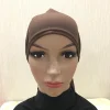 casquette hijab intérieure en coton musulman, couverture complète, chapeau islamique, sous écharpe, bonnet en os, foulards turcs, couvre chef musulman
