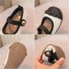 bébé filles ballerines 2025 nouveau automne enfant en bas âge chaussures décontractées avec nœud mignon semelle souple style coréen princesse filles fête appartements ins