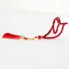 bracelet de perles de prière islamique, 6mm, 99 perles, imitation de perles de prière, perles de verre exquises, pompon, chapelet musulman