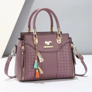 Sac à main à la mode pour femmes d&rsquo;âge moyen, sac à bandoulière Simple et polyvalent, nouveau Style automne hiver 2025