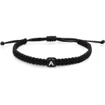 26 Lettre Initiale Bracelets pour Femmes Adolescentes Tissé Corde Tressée Graduation Cadeaux de ixdes Mères pour Elle Réglable A-Z Bijoux