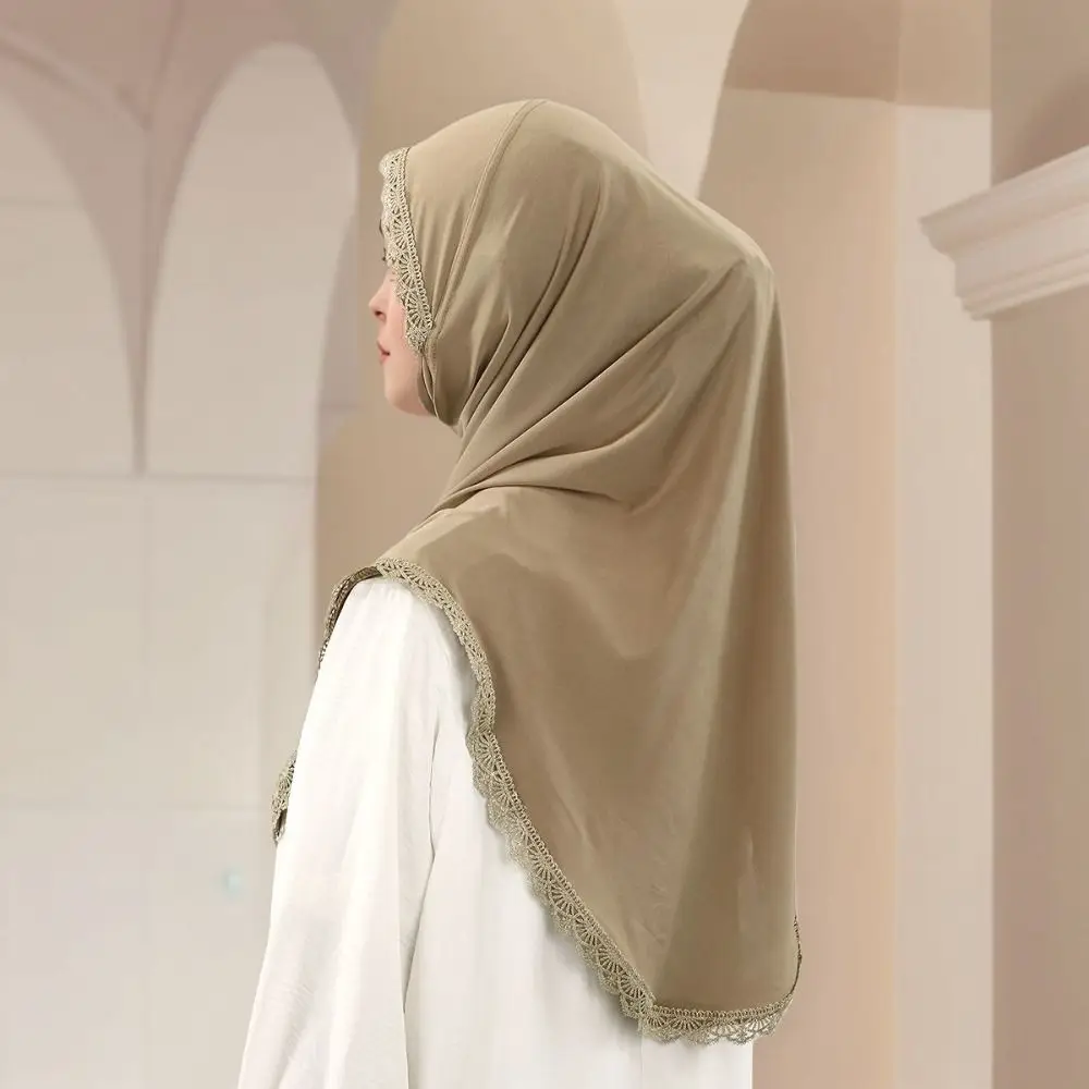 Élégant brodé dentelle Style ethnique écharpe Bandana Long Hijabs châle malaisien mince enveloppes châle femme Élégant brodé dentelle Style ethnique écharpe Bandana Long Hijabs châle malaisien mince enveloppes châle femme