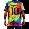 sports de plein air étoile légendaire neymar posture légendaire confortable décontracté ample et à la mode populaire fan jersey t shirt