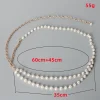 ceintures à pampilles en perles d'imitation superposées, chaînes sur pantalons, robe à la mode, chaînes de taille pour femmes, accessoires cadeaux pour femmes