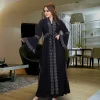 femmes musulmanes abaya robe islamique dubaï modeste caftan eid prière vêtements vintage renaissance arabe flare à manches longues maxi robe