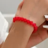 bracelet de perles en pierre naturelle pour femmes et hommes, améthystes, cristal, quartz, aigue marine, jades, bijoux, agates, élastique