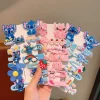 Épingle à cheveux en point de dessin animé pour bébé fille, 14 pièces, épingle à cheveux bb, frange mignonne, accessoires pour cheveux, pas de danger pour les cheveux, cadeaux pour bébé enfant