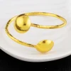 plaqué or exquis élégant rond perle collier boucles d'oreilles bracelet bague pour femmes ensemble de bijoux pour fête mariage banquet