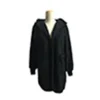 cardigan décontracté manteau hiver à capuche à manches longues veste manteau dames col en v ample réversible polaire poche midi 2020