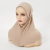gros ramadan islamique musulman sous écharpe perles florales femmes voile hijab cou couverture foulards femmes musulmanes écharpe turbans