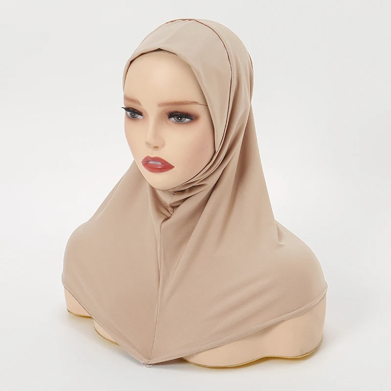 gros ramadan islamique musulman sous écharpe perles florales femmes voile hijab cou couverture foulards femmes musulmanes écharpe turbans