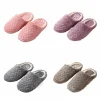 pantoufles chaudes et confortables en peluche antidérapantes, pantoufles silencieuses et moelleuses pour la maison, chaussures de maison épaisses à semelles souples, cadeaux