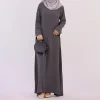 eid robe musulmane abayas pour femmes, moyen orient, dubaï, turquie, kaftan, robes islamiques, ramadan, arabe, robe élégante, Éducatif