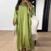 abaya en satin à rayures scintillantes pour femmes, robe de soirée musulmane de luxe, abayas turcs, vêtements islamiques, caftan de dubaï
