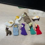 9 pièces/ensemble jésus aimants pour réfrigérateur bricolage accessoires noël réfrigérateur Patch PVC décorer votre réfrigérateur ou coque de téléphone sans aimant