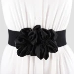 Ceintures élastiques élégantes à grand nœud pour femmes, large ceinture latérale, robe en jean, pantalon, décoration Simple, cadeau, nouvelle collection