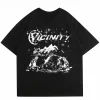 Street wear harajuku hip-hop camiseta masculina y2k rétro surdimensionné manga curta impressa camiseta moda algotton retro estética