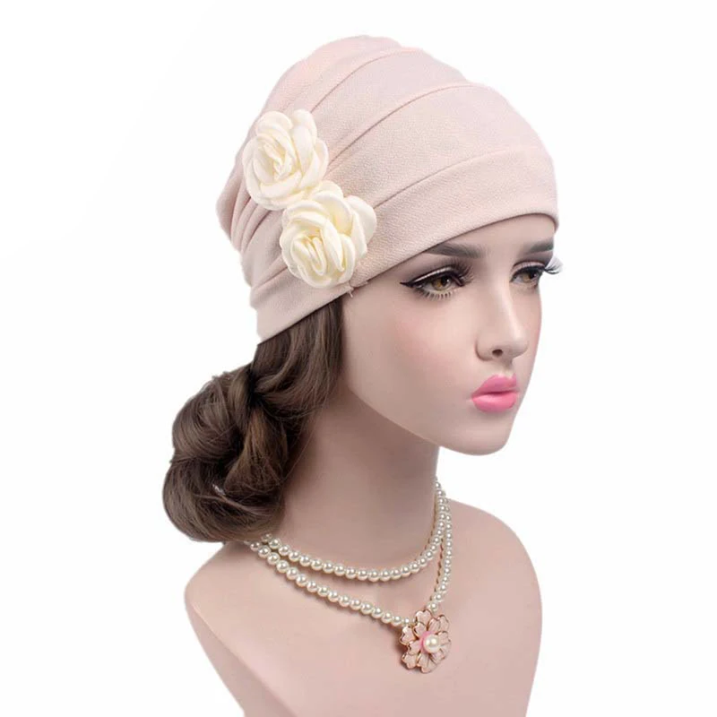 nouveau femmes hijab turban chapeau dame cancer chimio perte de cheveux casquette tête écharpe enveloppement couverture