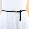décoration tissée à la main décontracté femme rétro ceinture boucle ardillon ceinture tressée ceintures