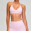 soutien gorge de sport respirant pour femme, haut de fitness, soutien gorge push up, dos nu, sous vêtements de yoga, course à pied, entraînement, vêtements de sport