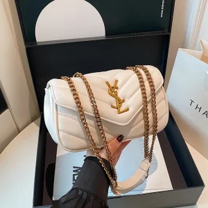 Sac à main en cuir de luxe pour femmes, fourre-tout classique de styliste, élégant, à la mode, pour un usage moderne