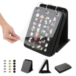 Collection de broches, support de calendrier de rangement, organisateur de bijoux, livre, broche, organisateur de broches pour magasins, table, maison, cadeau d&rsquo;anniversaire pour dames