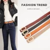 Ceinture en cuir véritable pour femmes, boucle Simple et à la mode, Style Instagram, jupe en jean polyvalente, sensation haut de gamme, usine de ceintures pour femmes