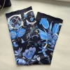 Grand Foulard Carré à Imprimé Floral pour la raq, Hijab pour Envelopper les Cheveux, 90 Pièces, 100%