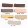 50 pièces argent/or clair/or/or rose/gunmetal/bronze/cuivre embouts de boucle de ceinture ceinture en métal 40mm extrémités de ceinture coton 1.5 ''toiles