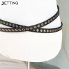 ceinture double cercle en cuir allongé pour femmes, chaîne de taille simple, n'importe quel nœud assorti, nouvelle collection printemps été
