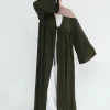 eid femmes musulmanes abaya modeste maxi robes à lacets abayas ramadan dubaï robes jalabiya caftan marocain saoudien cardigan robe