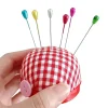 Épingles à coudre à tête de perle longue, 50/80/100 pièces, épingle droite de couleur en forme de poire pour bricolage, artisanat, aiguille de quilting, couturière, outils de couture
