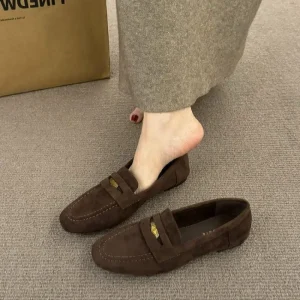 2025 nouvelles chaussures à fond plat femmes légères et confortables chaussures simples de haute qualité chaussures décontractées mode d&rsquo;automne