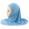 filles instantané hijab écharpe musulman bonnet hijabs tête enveloppement turban pour 7 12 ans enfants ramadan islam foulard turban amira châles