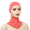 26 couleurs hijab intérieur casquettes extensible classique jersey coton tube casquette coton pratique sous écharpe foulards voyage
